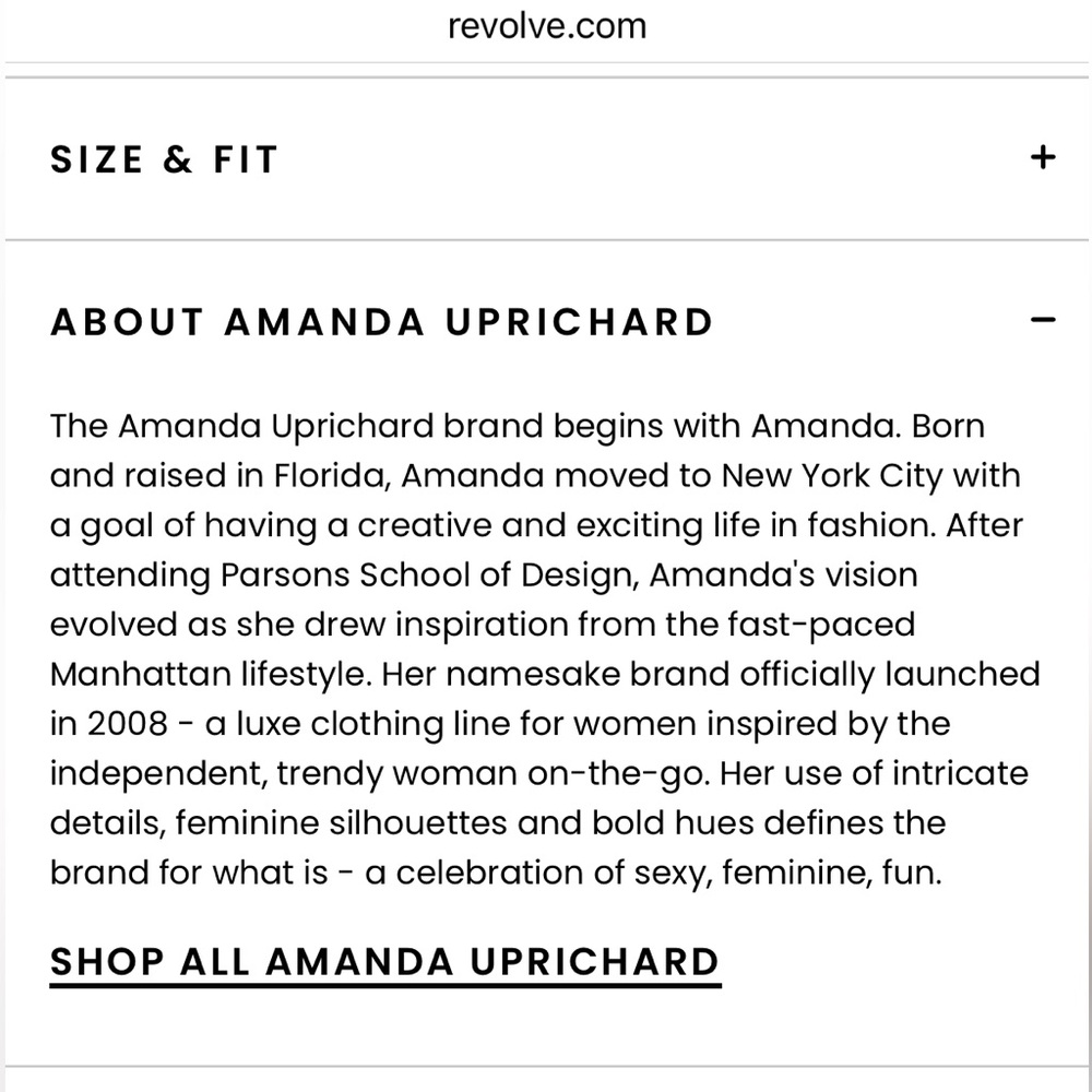 Amanda Uprichard Zahara Gown in Black. Size Small - Picture 8 of 8